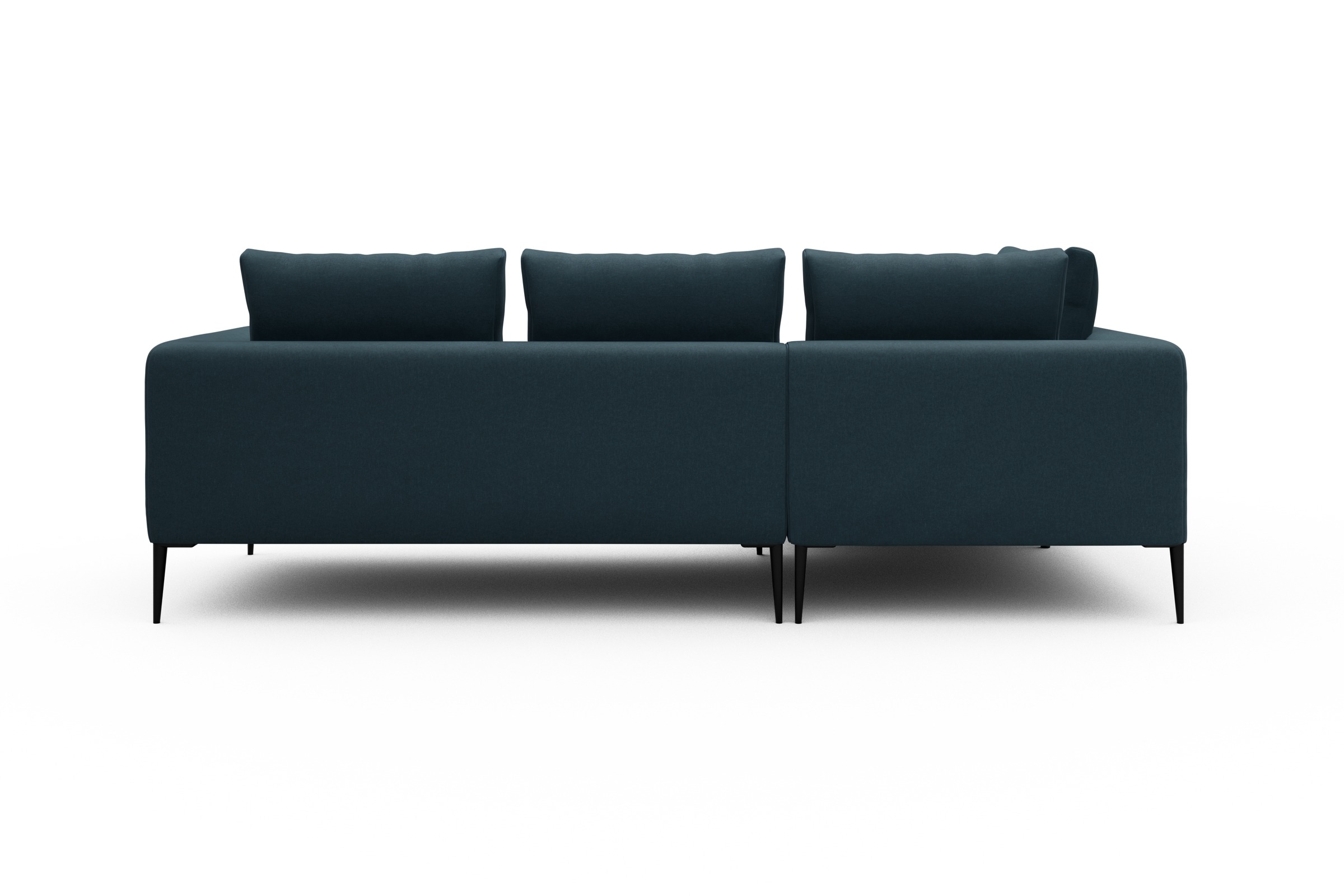 Ecksofa Paul Relax-Ecke links mit 2-Sitzer Satya-Indigo