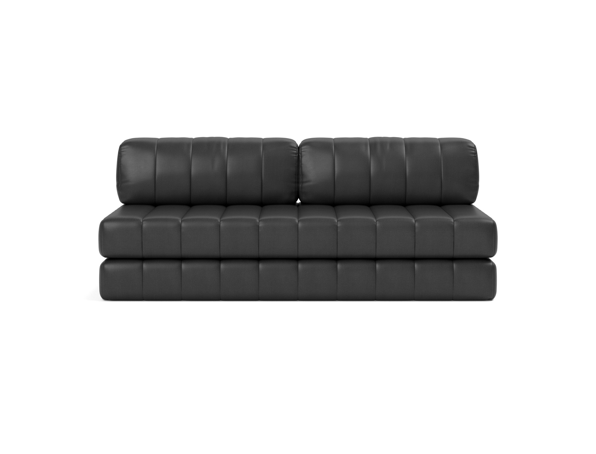 Schlafsofa CozyPad Lederoptik Faunal 550-Black
