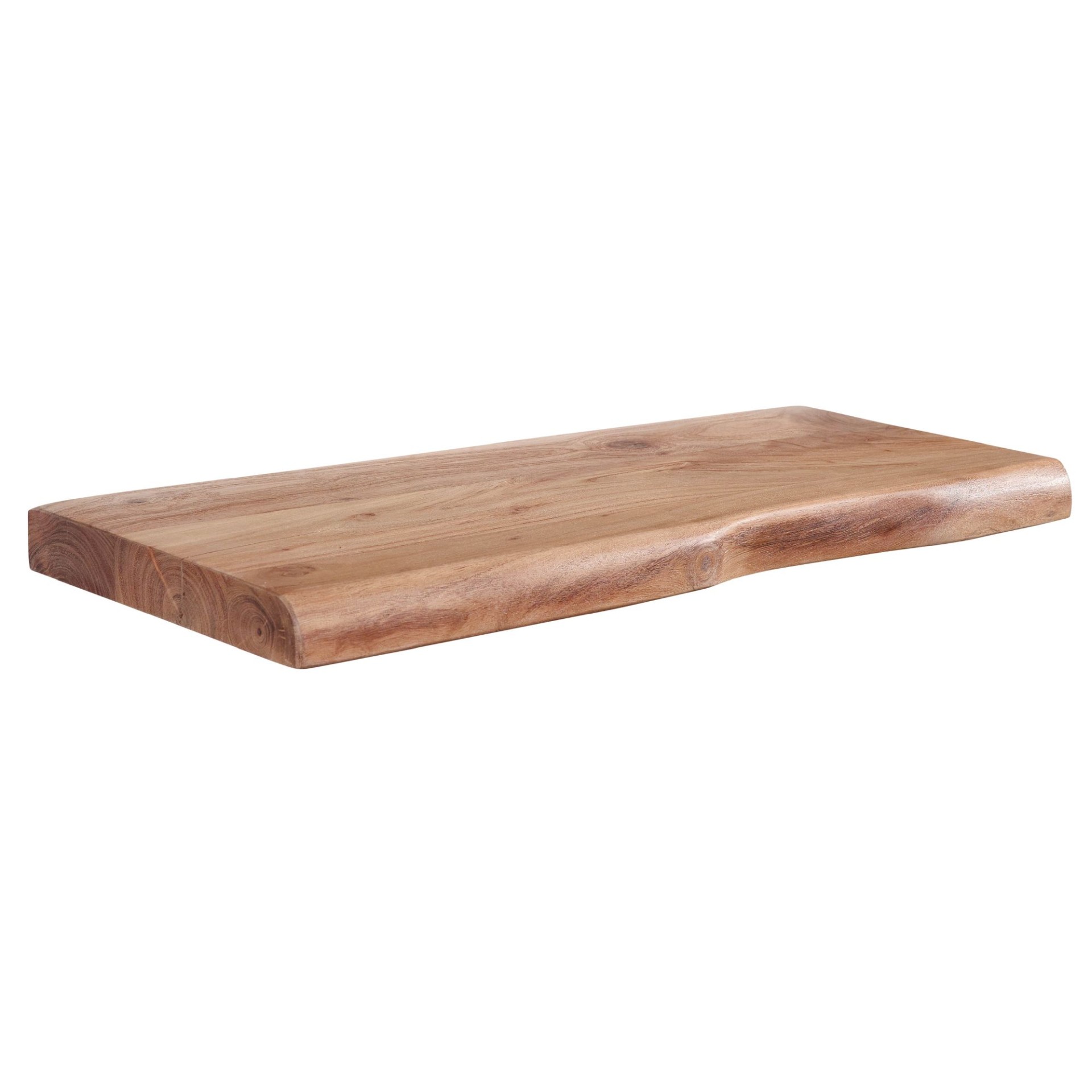 Wandregal Keflavik Akazie Massivholz 60 × 26 × 4 cm