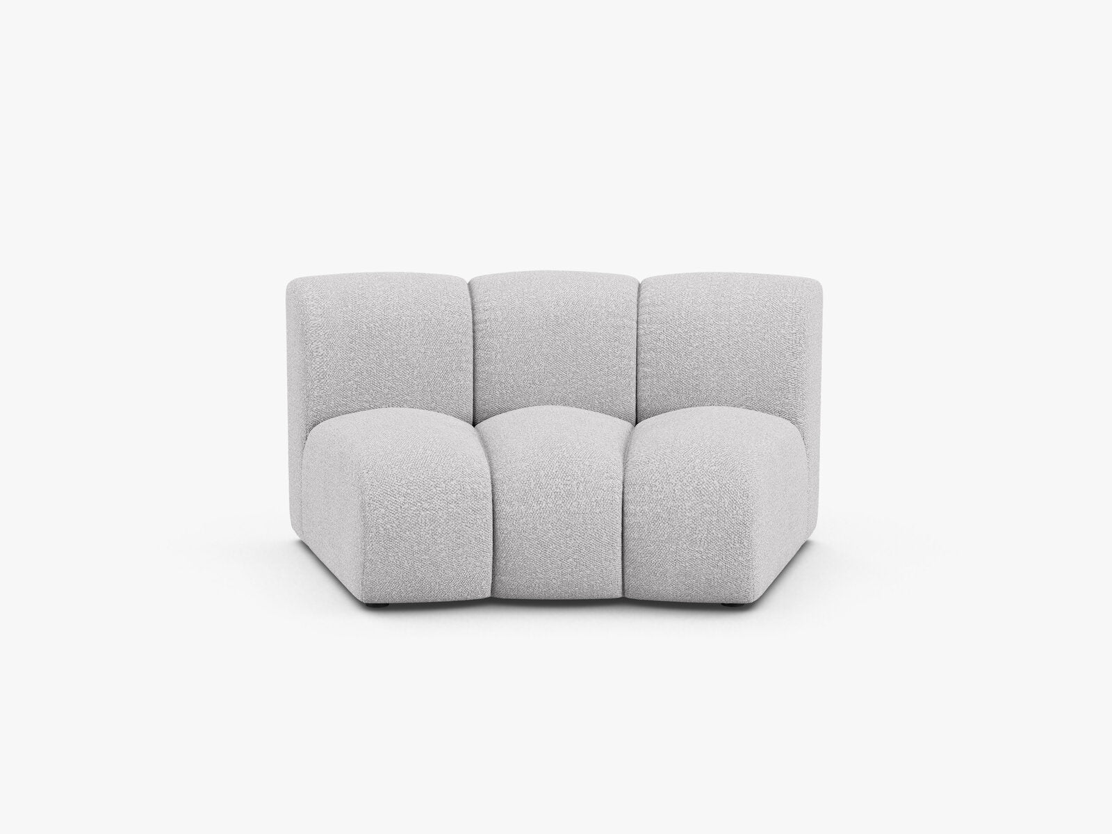 Micadoni Modul Armlos Lupine 1-Sitzer Large Boucle Baloo Hellgrau