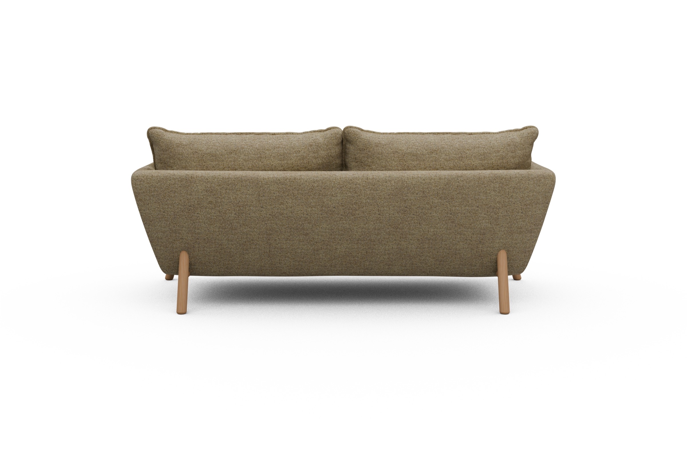 Sofa Emil PREMIUM 2-Sitzer Beinfarbe Eiche Natur Carreno-Silician-Yellow