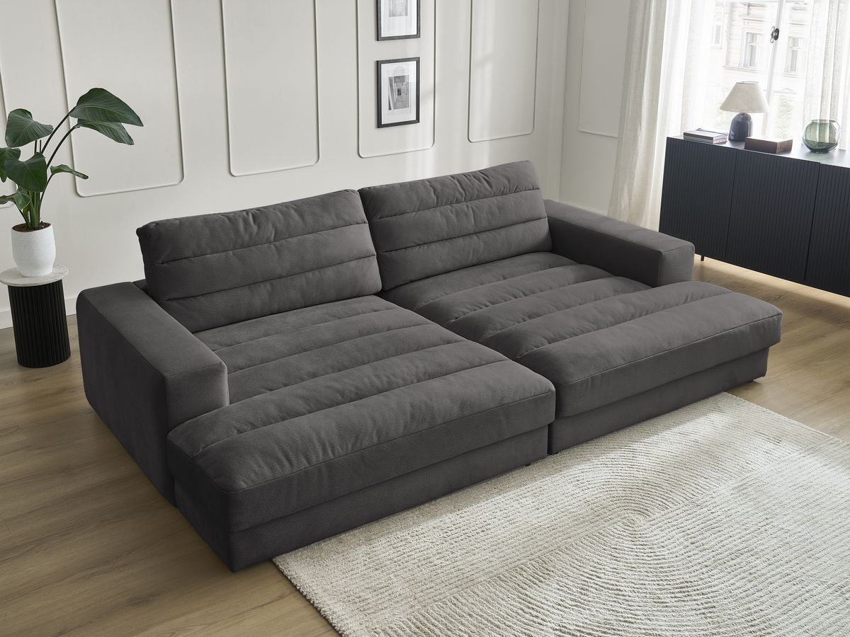 Bobochic Sierra Sofa 4-Sitzer Samt Schwarz