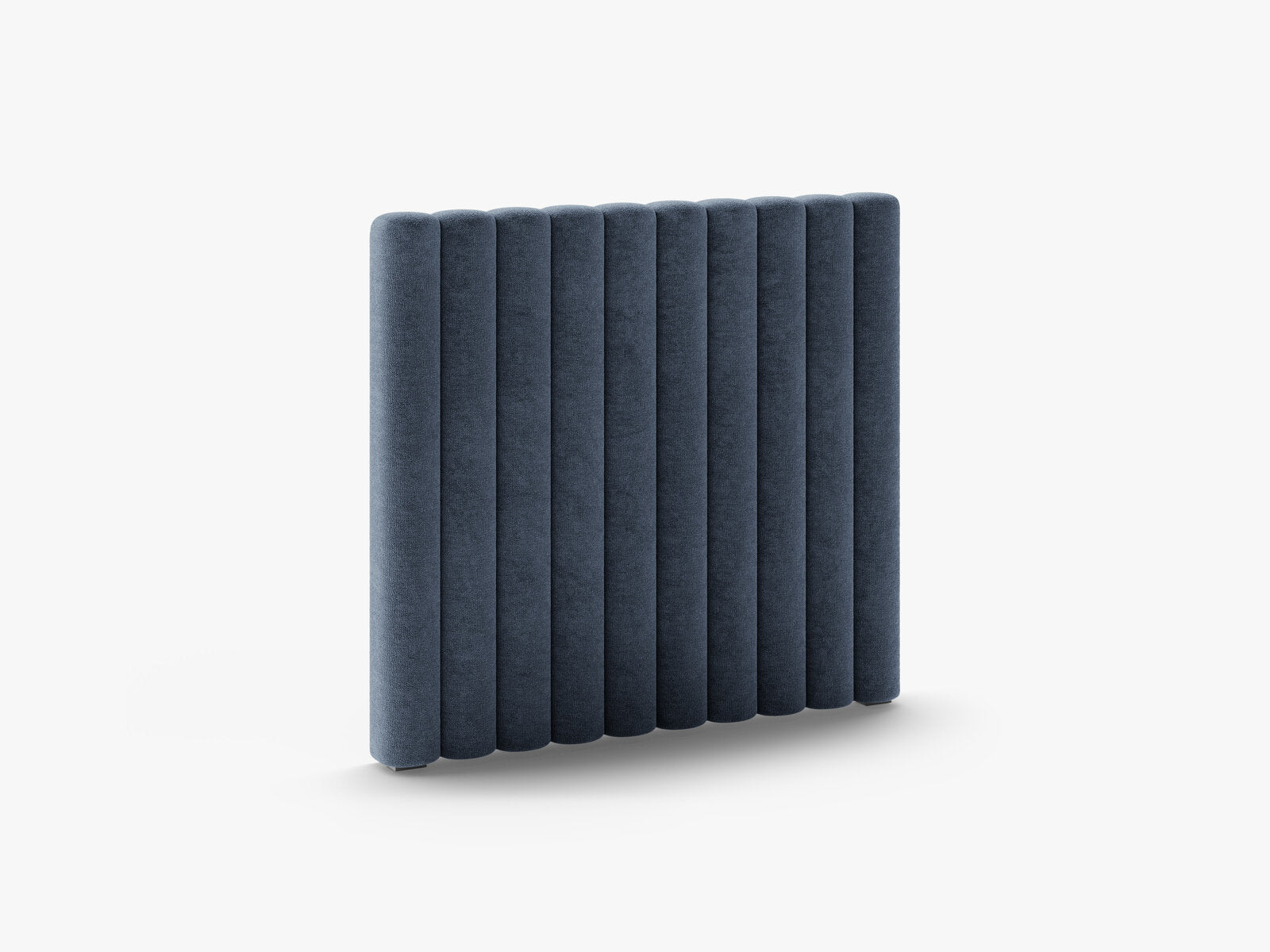 Micadoni Mistero Samtiger Kopfteil 80 cm Chenille Perfect Harmony Dunkelblau 100x95