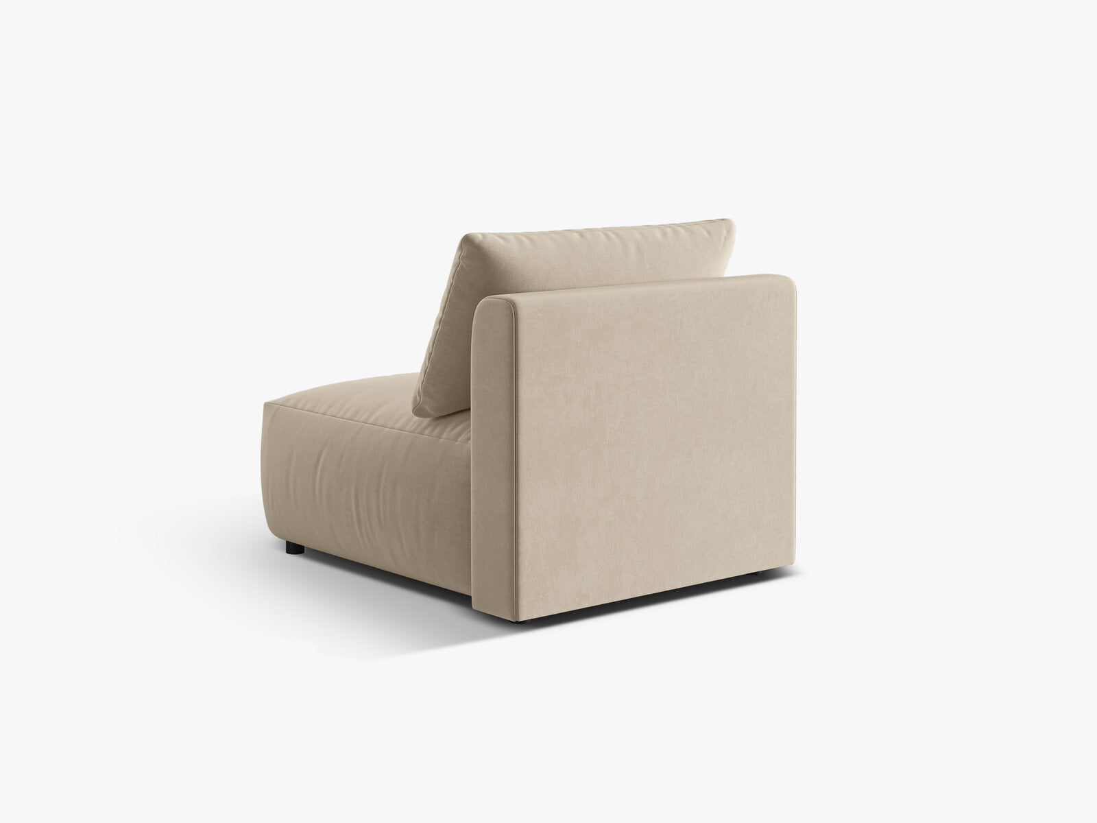 Micadoni Modul Chris 1-Sitzer Samt Ecru
