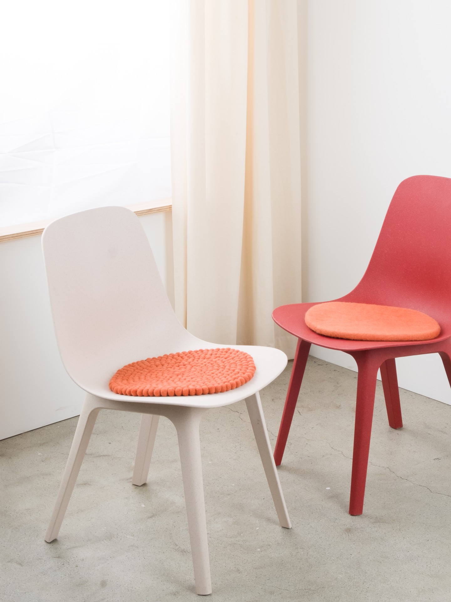 myfelt Lea - Filzkugel Sitzauflage rund