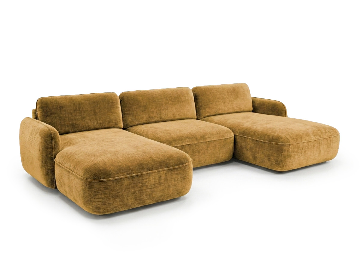 Bobochic Celeste Wohnlandschaft Chenille Gelb