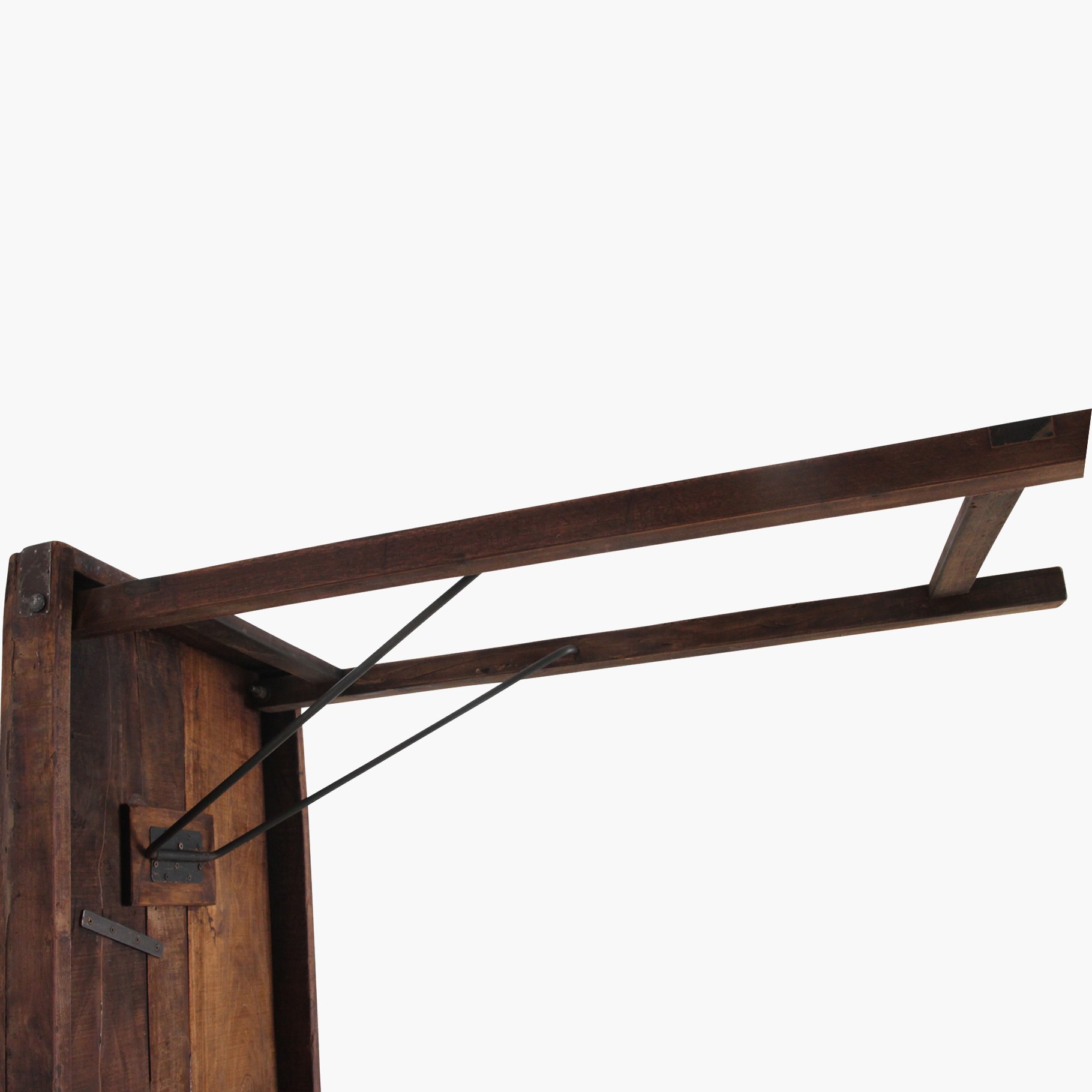 Raw Materials Klapptisch Vintage Recyclingholz Braun