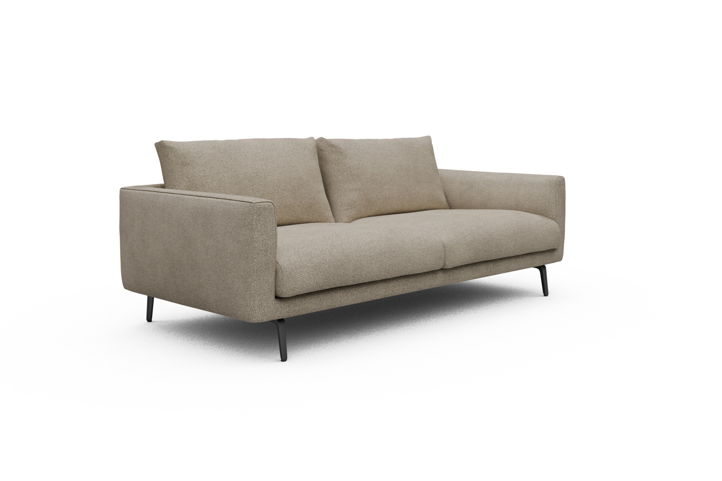 Sofa Karl 3-Sitzer Boucle-Belge