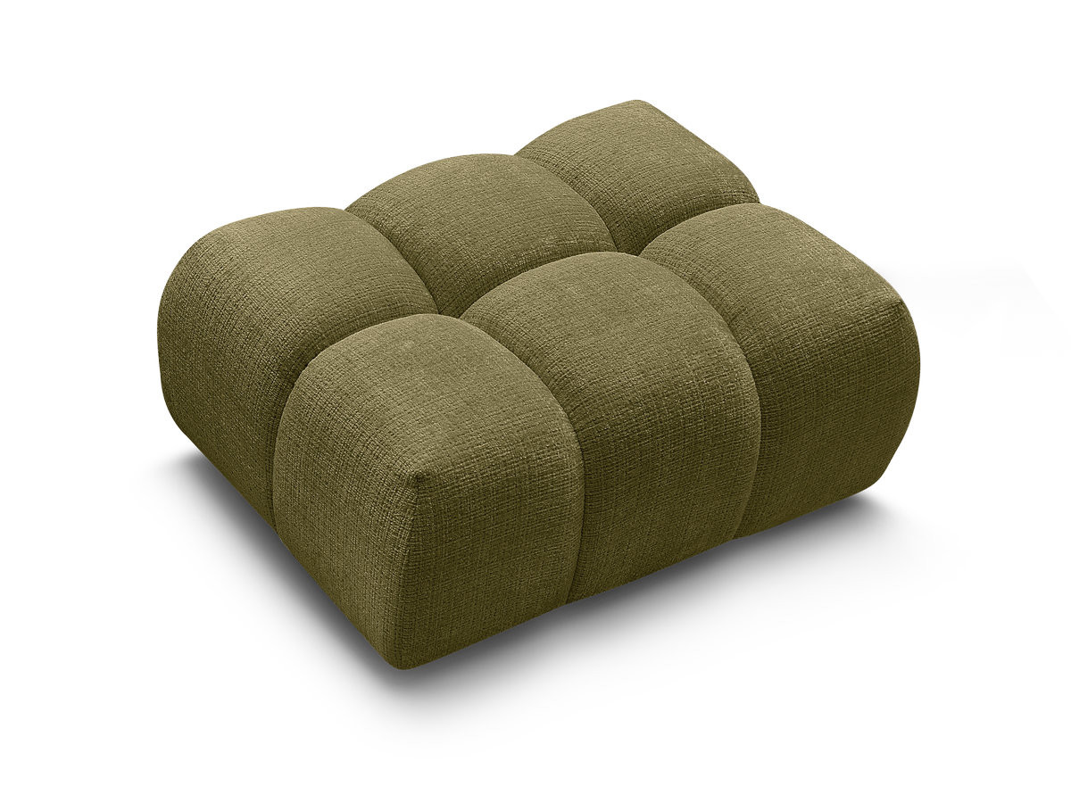 Bobochic Melisse Pouf Strukturstoff Grün