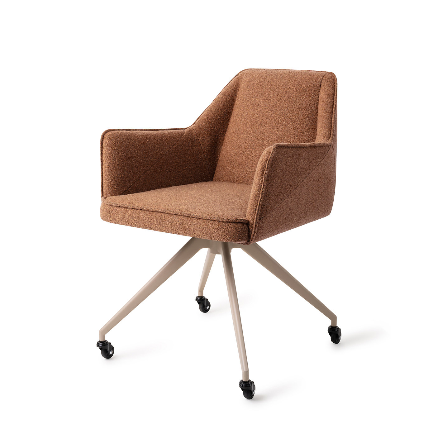 Jesper Home Esszimmerstuhl Tome Cinnamon Bun Glide Beige