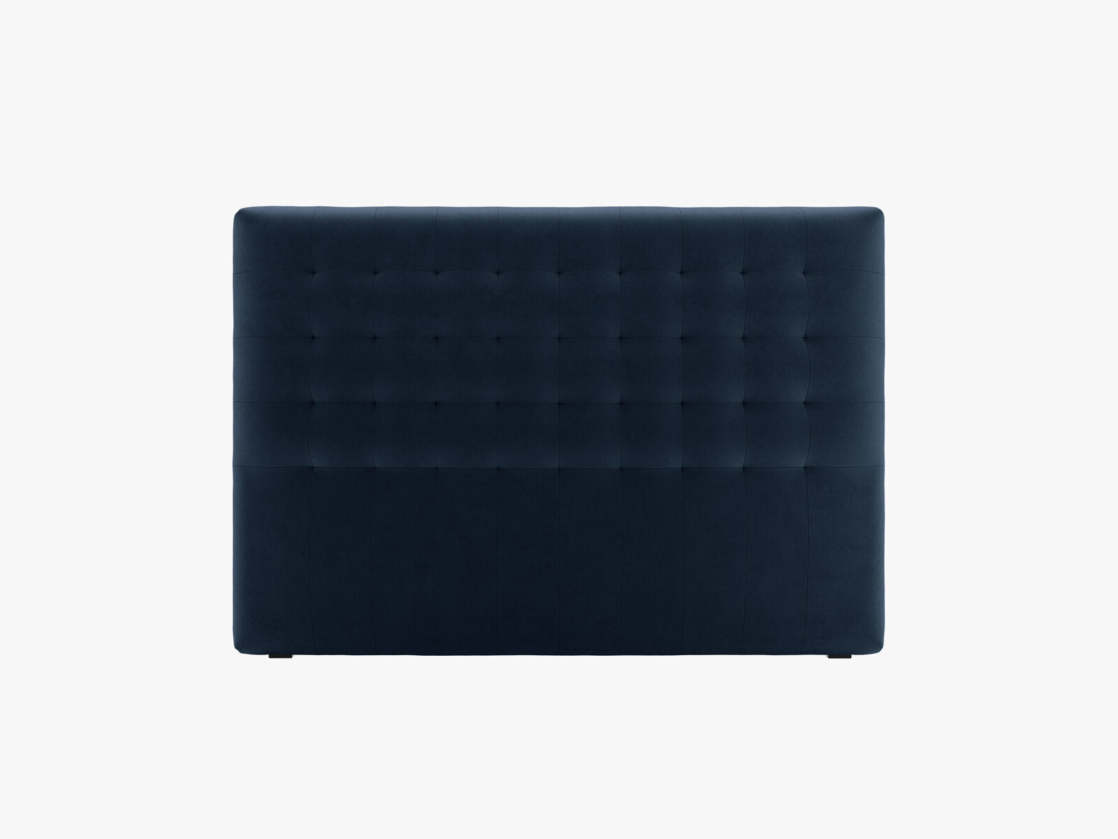 Micadoni Nova Samtiger Kopfteil 120 cm (H 95 cm) Samt Paris Dunkelblau 140x95