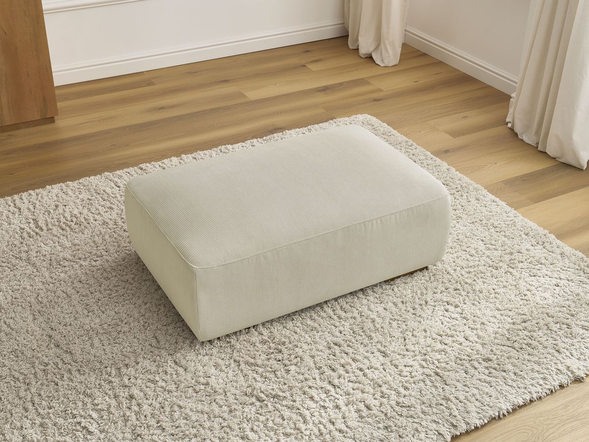 Bobochic Sidonie Pouf Cordsamt Beige