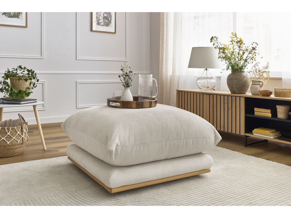 Bobochic Ernest Pouf Stoff Beige