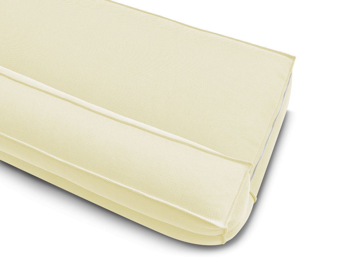 Bobochic Biarritz Sofamodul 2-Sitzer Melange-Stoff Gelb