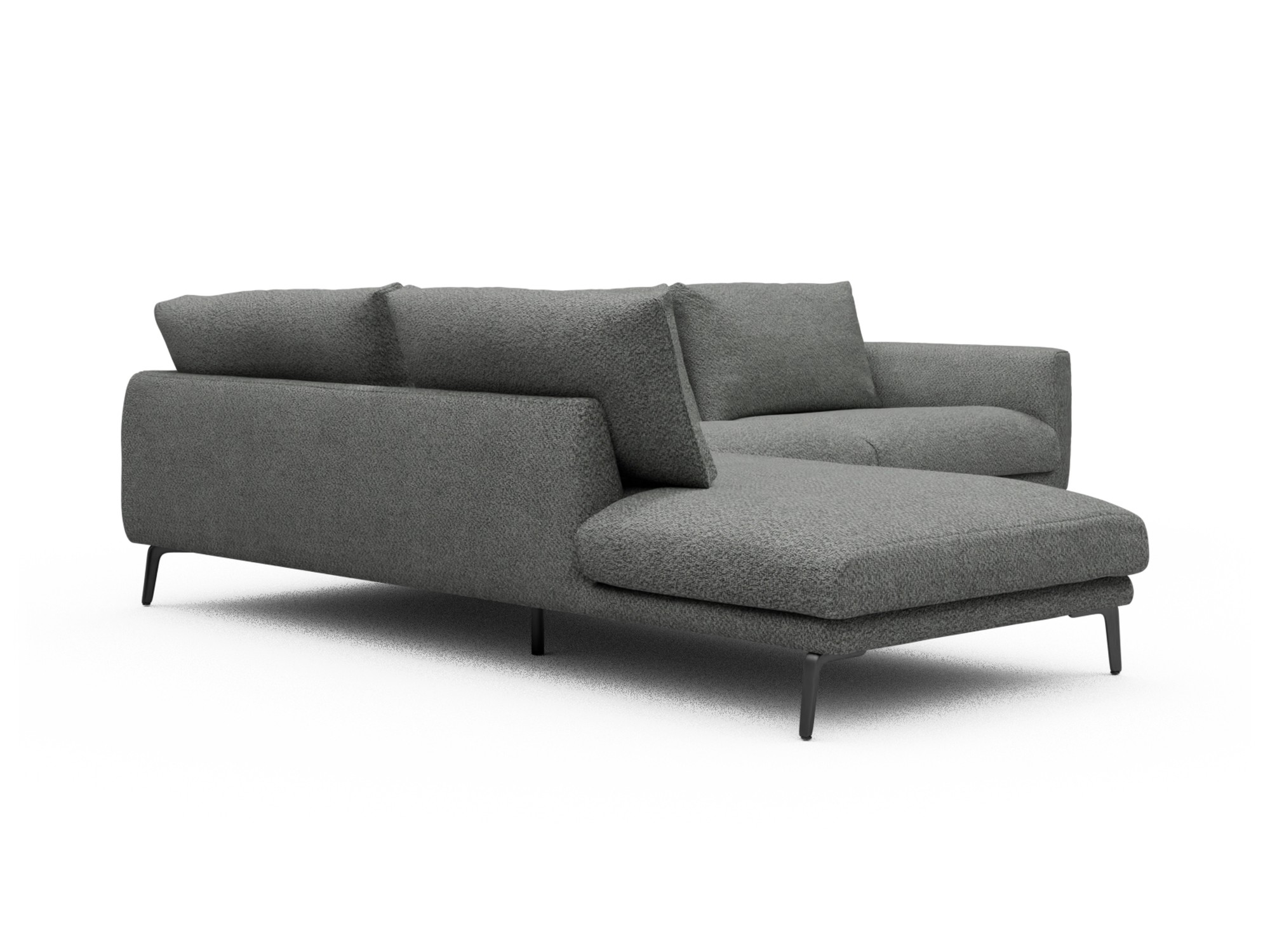 Skandi Home Ecksofa Karl Relax-Ecke links mit 2,5-Sitzer Vanora-Warm-Grey moebelfaktor