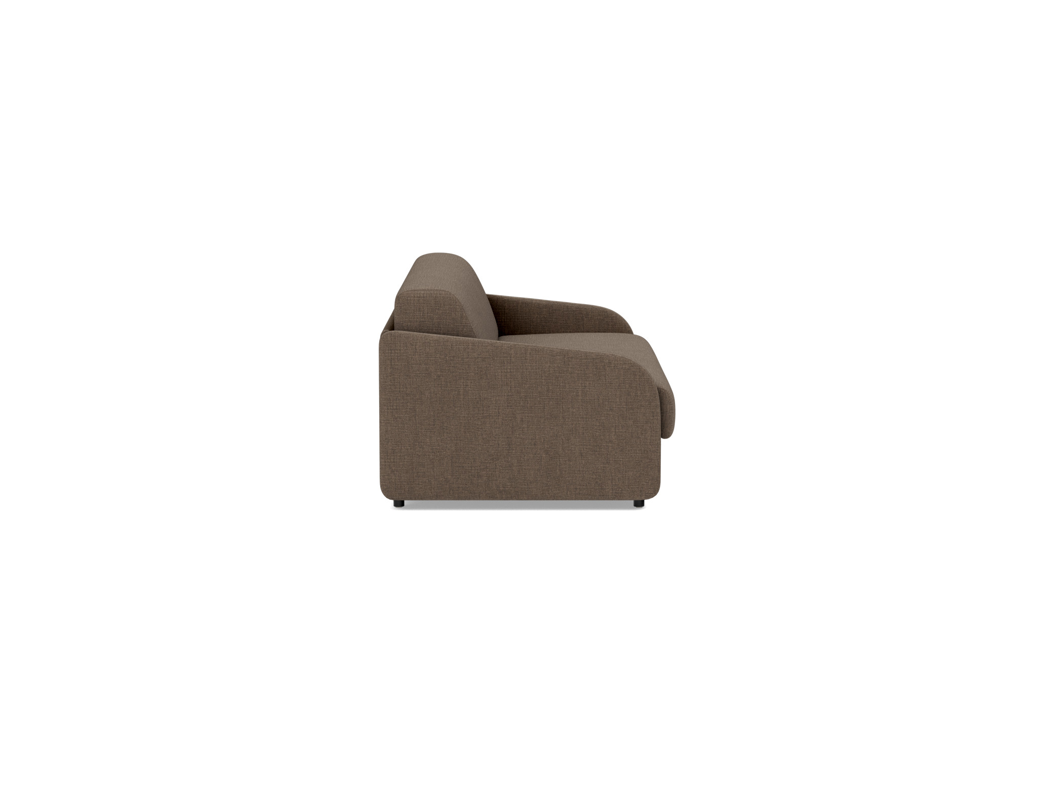 Schlafsofa Eivor mit Taschenfederkernmatratze 140 Chenille Esina 411-Cedar-Brown