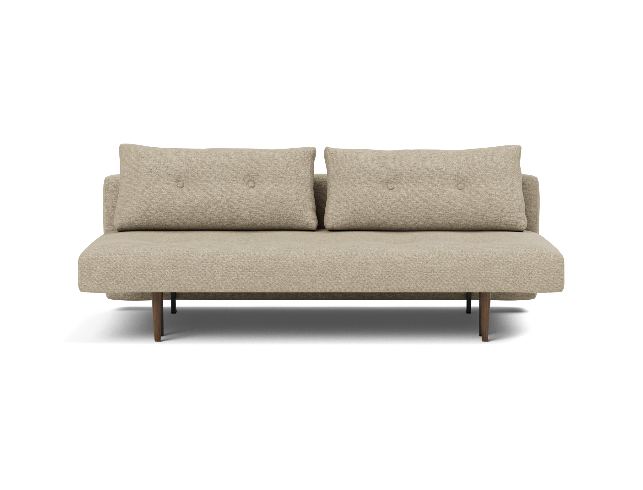 Schlafsofa Recast Strukturierter Stoff Taura 356-Sand
