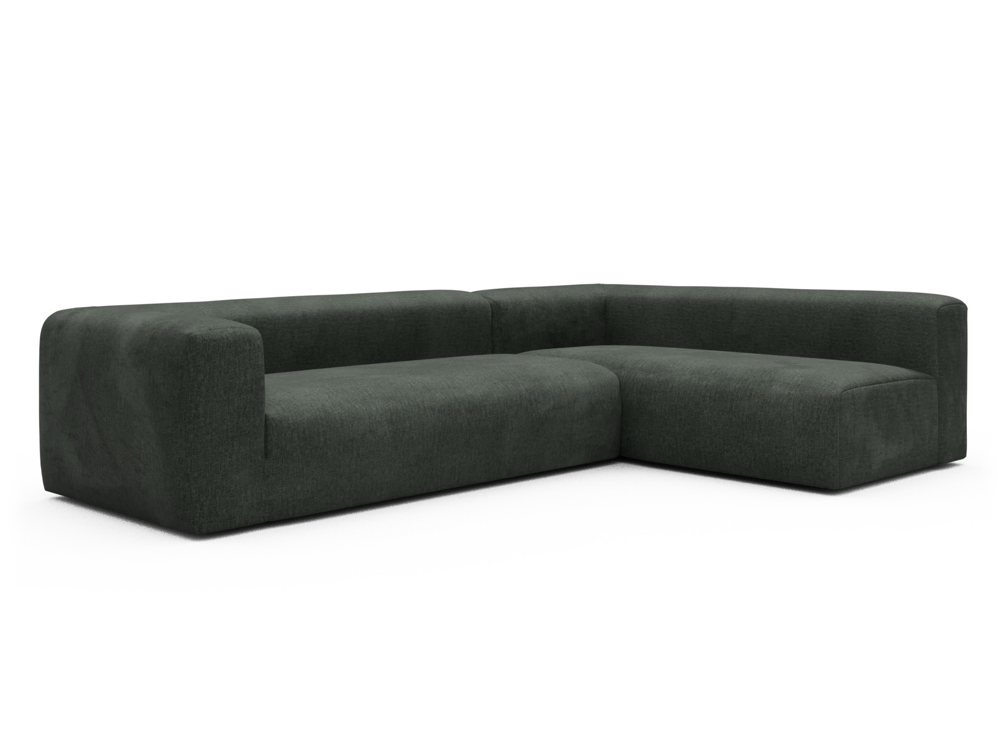 Skandi Home Ecksofa Fred 2x 2,5-Sitzer rechts offen Aivi-Pine-Green moebelfaktor