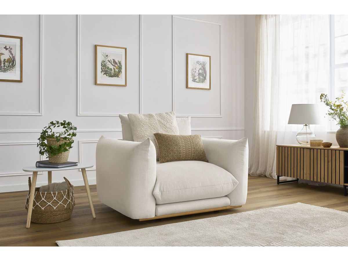 Bobochic Ernest Sessel Stoff Beige