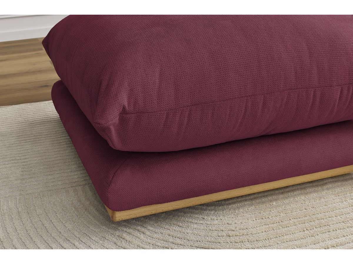 Bobochic Ernest Pouf Stoff Rot