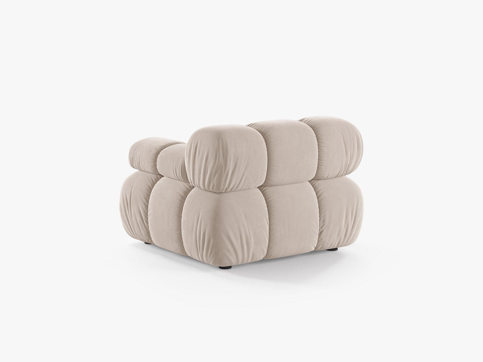 Micadoni Eckmodul Bellis Samt Venus Helles Beige Rechts