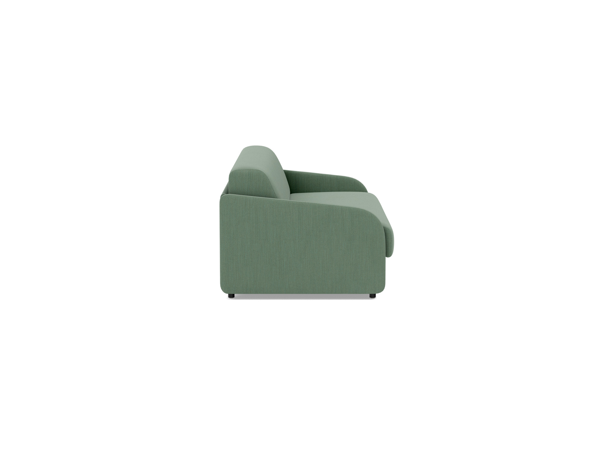 Schlafsofa Eivor mit Memory-Matratze 160 Flachgewebe Elegance 518-Green
