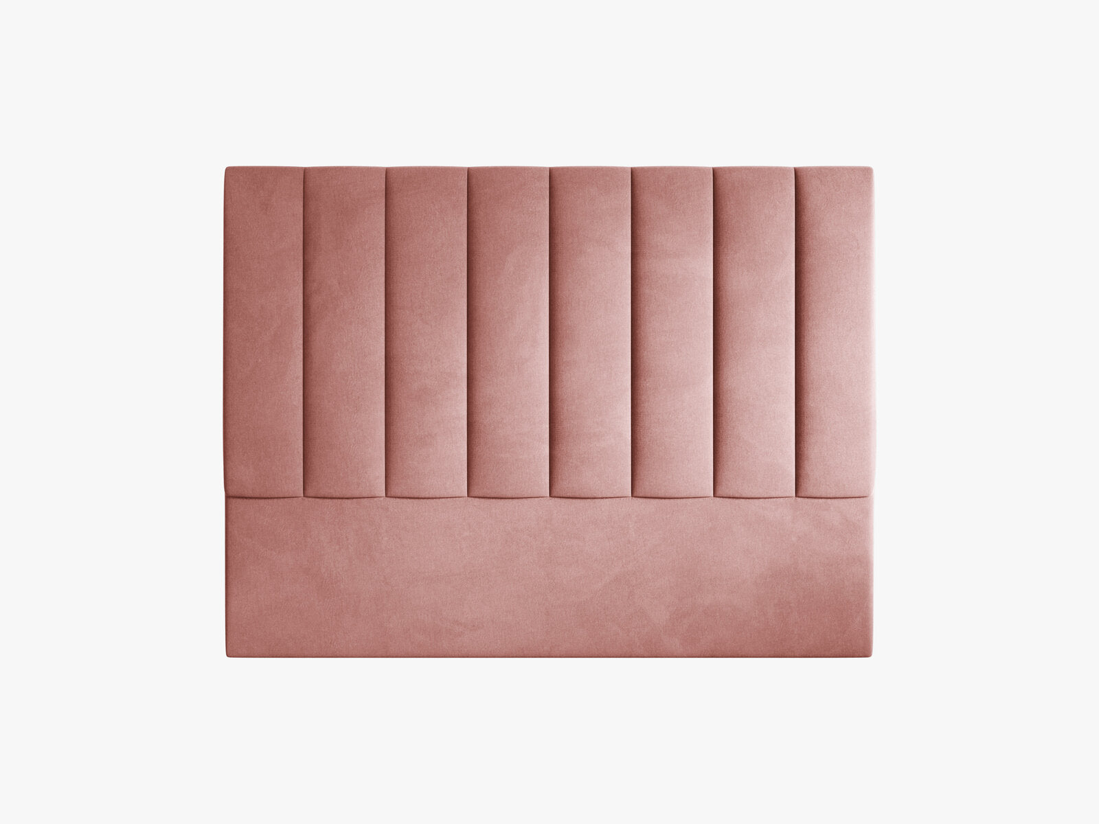 Micadoni Marl Polster-Kopfteil Samt Magic Velvet Rosa 160x120