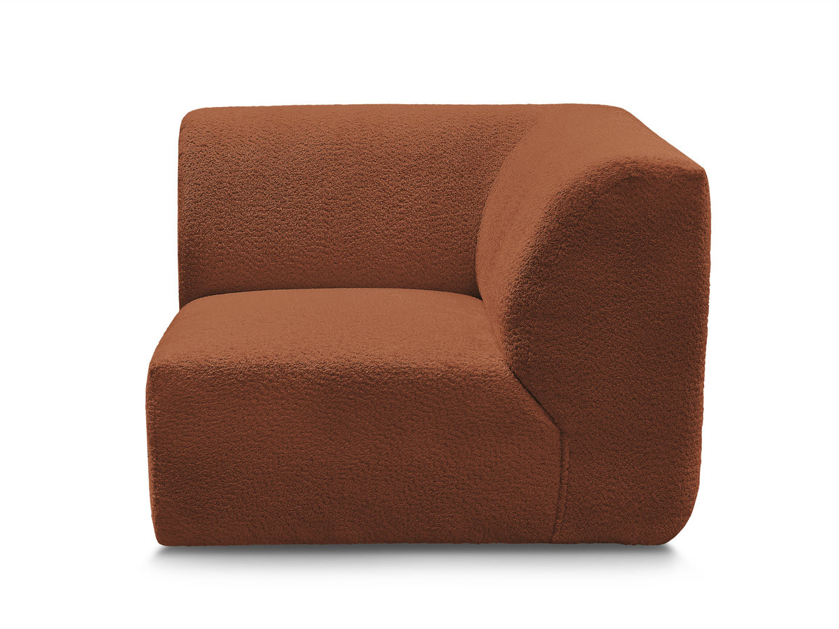Bobochic Anda Sofa 1-Sitzer Chenille Orange