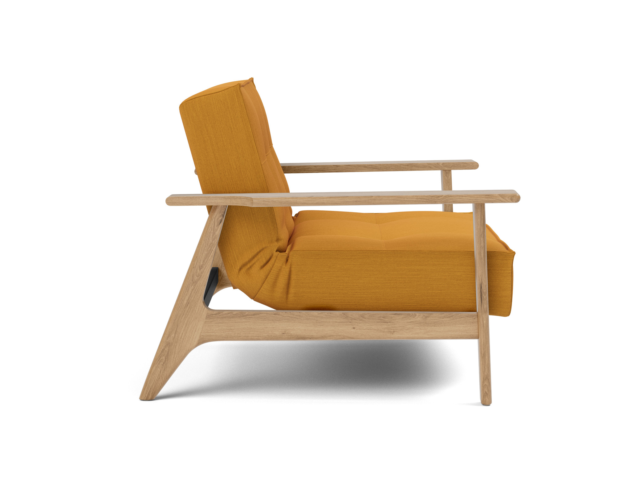 Sessel Splitback Frej Flachgewebe Elegance 507-Burned-Curry