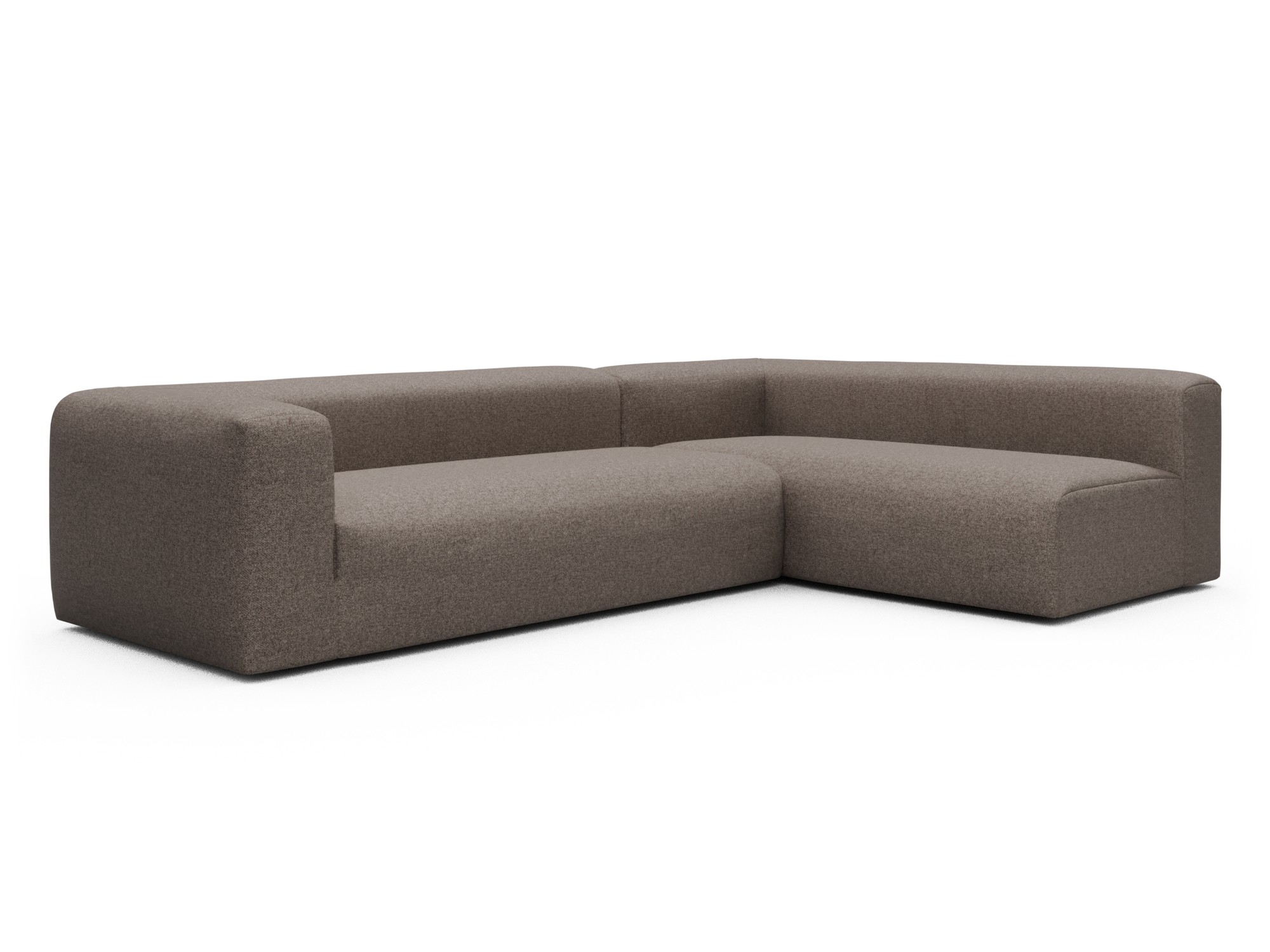 Skandi Home Ecksofa Fred 2x 2,5-Sitzer rechts offen Sama-Stone moebelfaktor