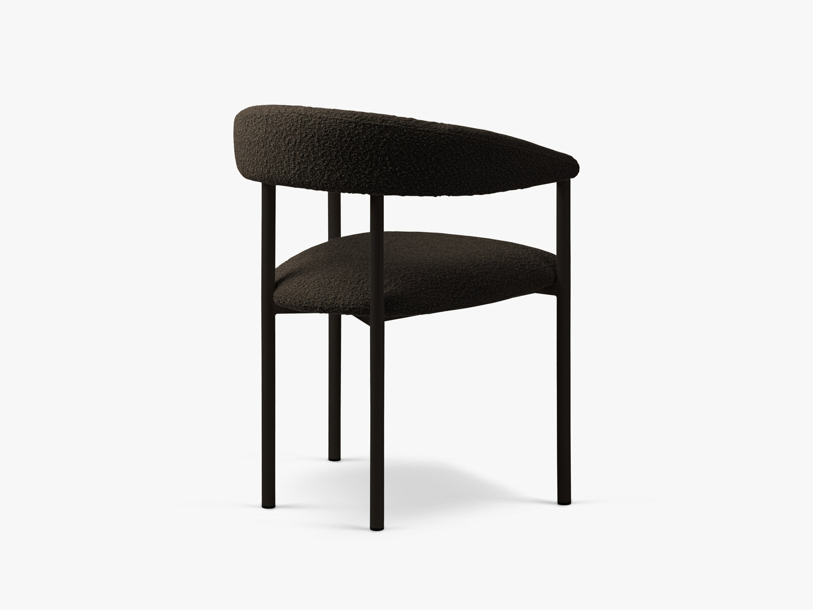 Micadoni Stuhl Lea Boucle Baloo Braun Black