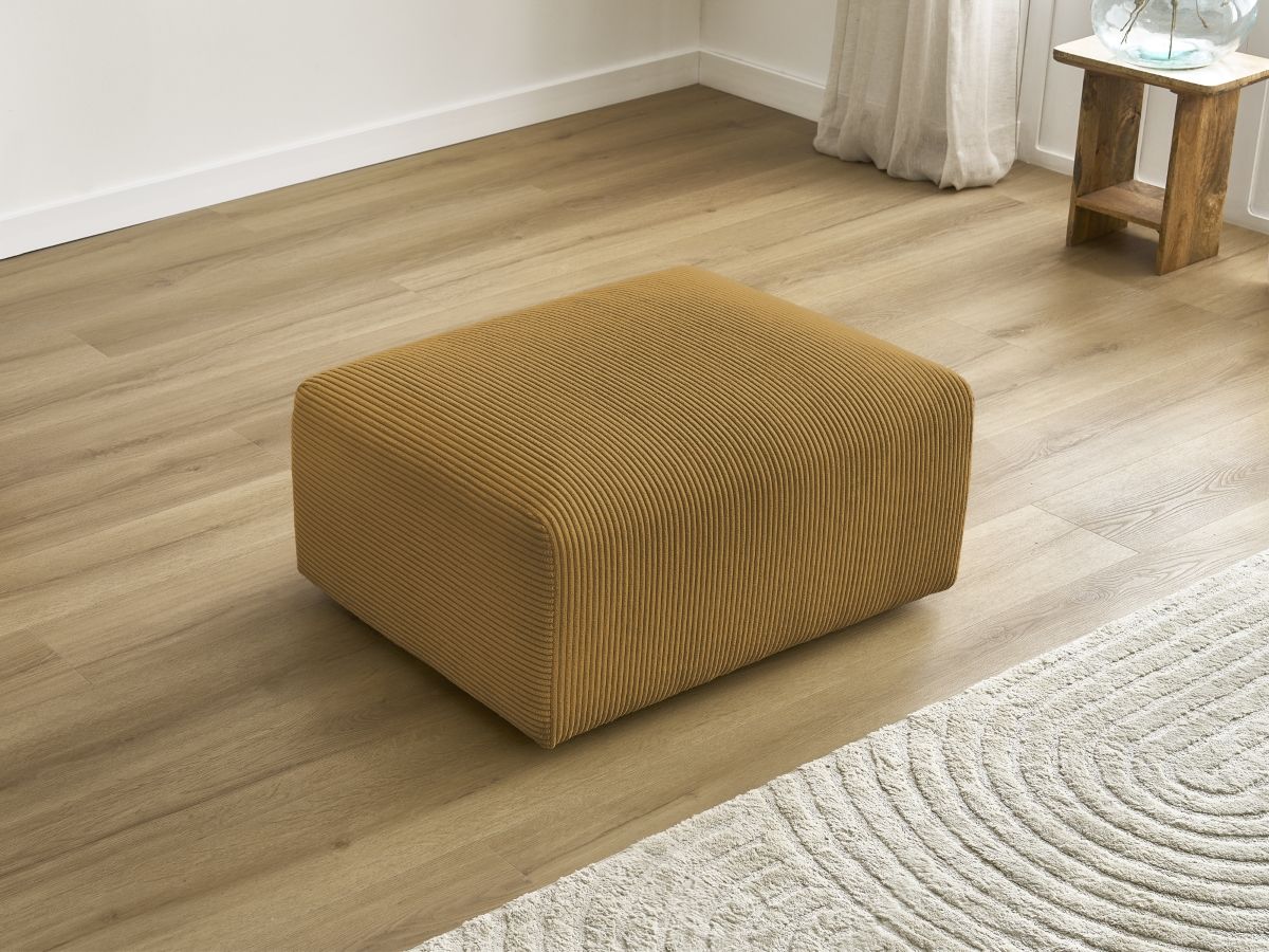 Bobochic Tina Pouf Cordsamt Gelb