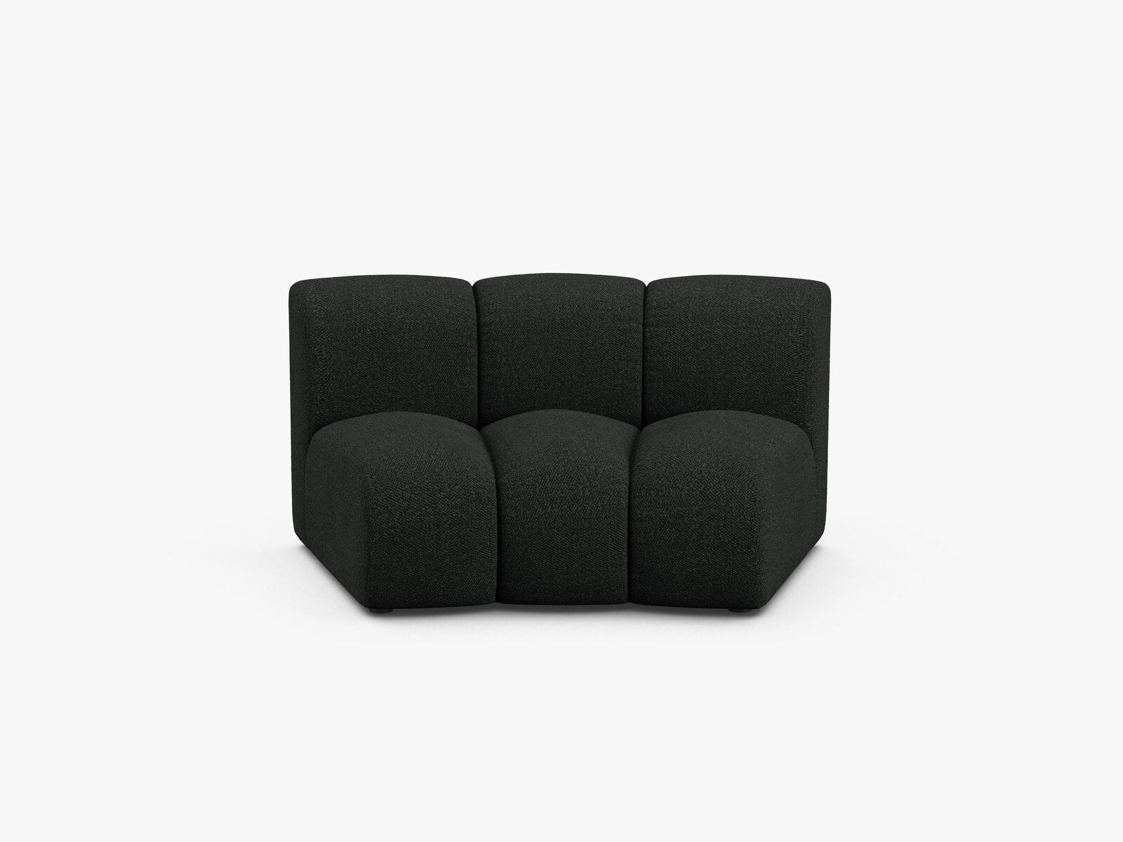 Micadoni Modul Armlos Lupine 1-Sitzer Large Boucle Baloo Schwarz