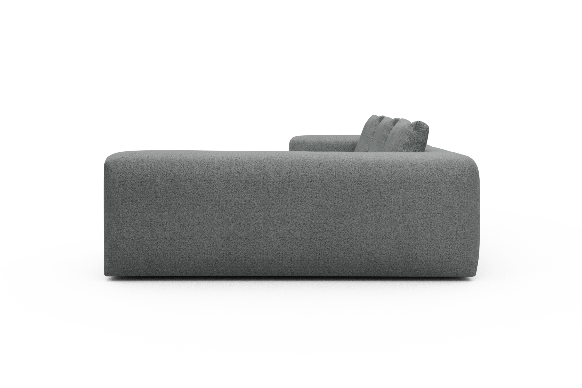 Ecksofa Fred 2x 2,5-Sitzer rechts offen Aivi-Gravet-Grey