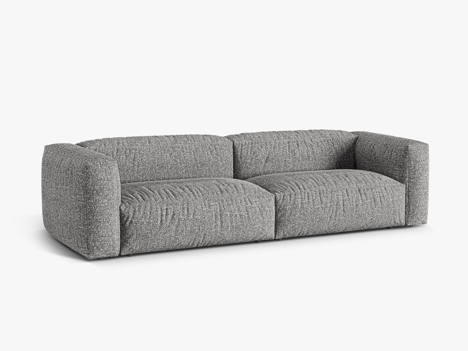 Micadoni Sofa Martina 4-Sitzer Boucle Monet Graphit