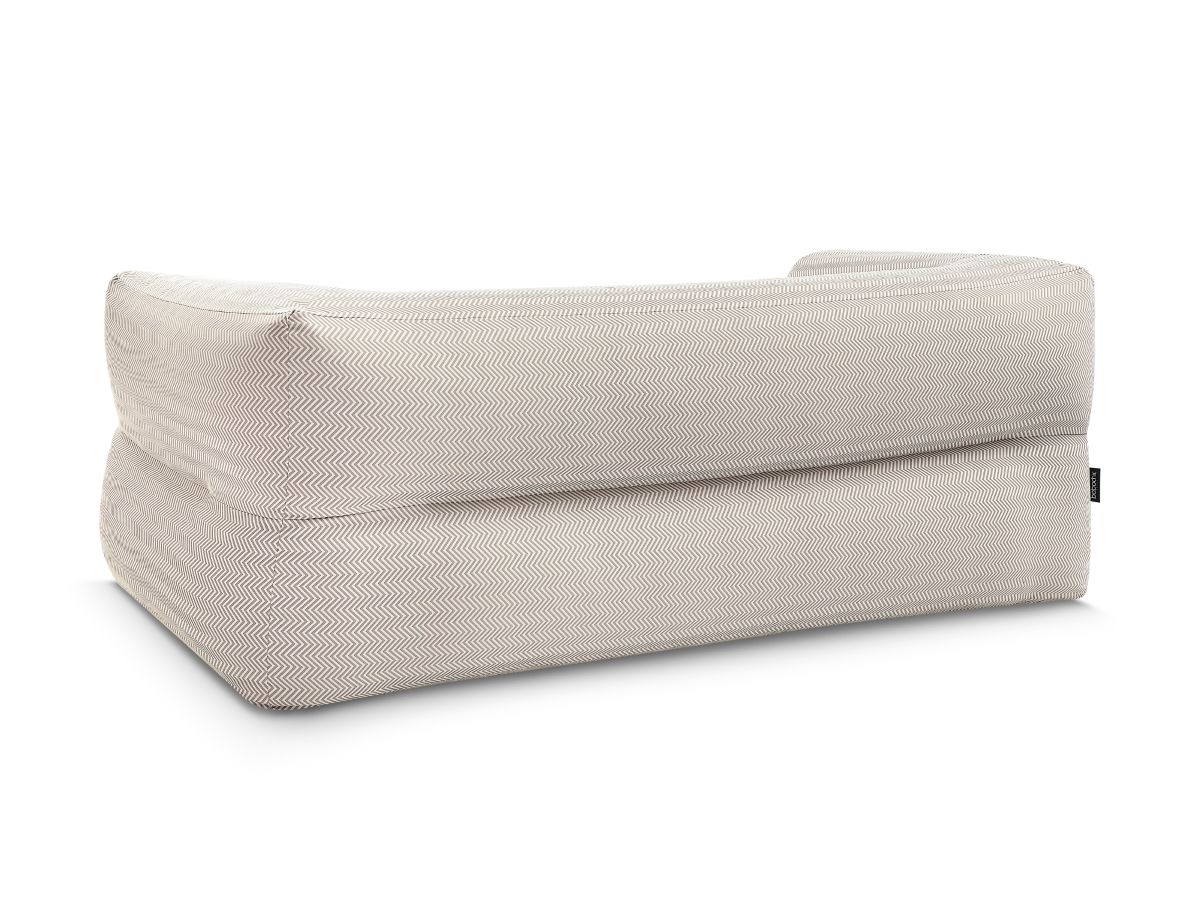 Bobochic Nour Gartensofa 3-Sitzer Stoff Beige