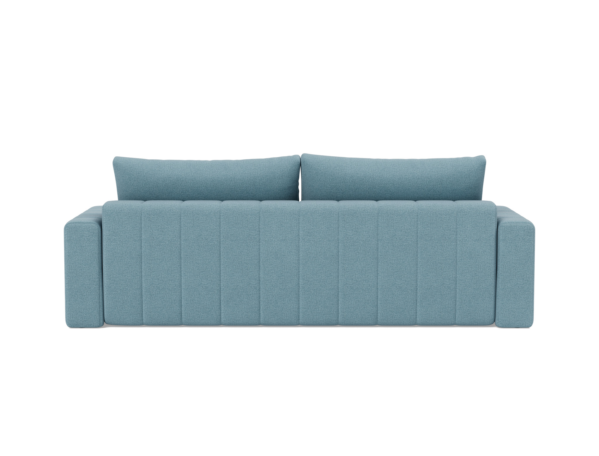 Schlafsofa Akello mit Armlehnen Flachgewebe Mixed Dance 525-Light-Blue