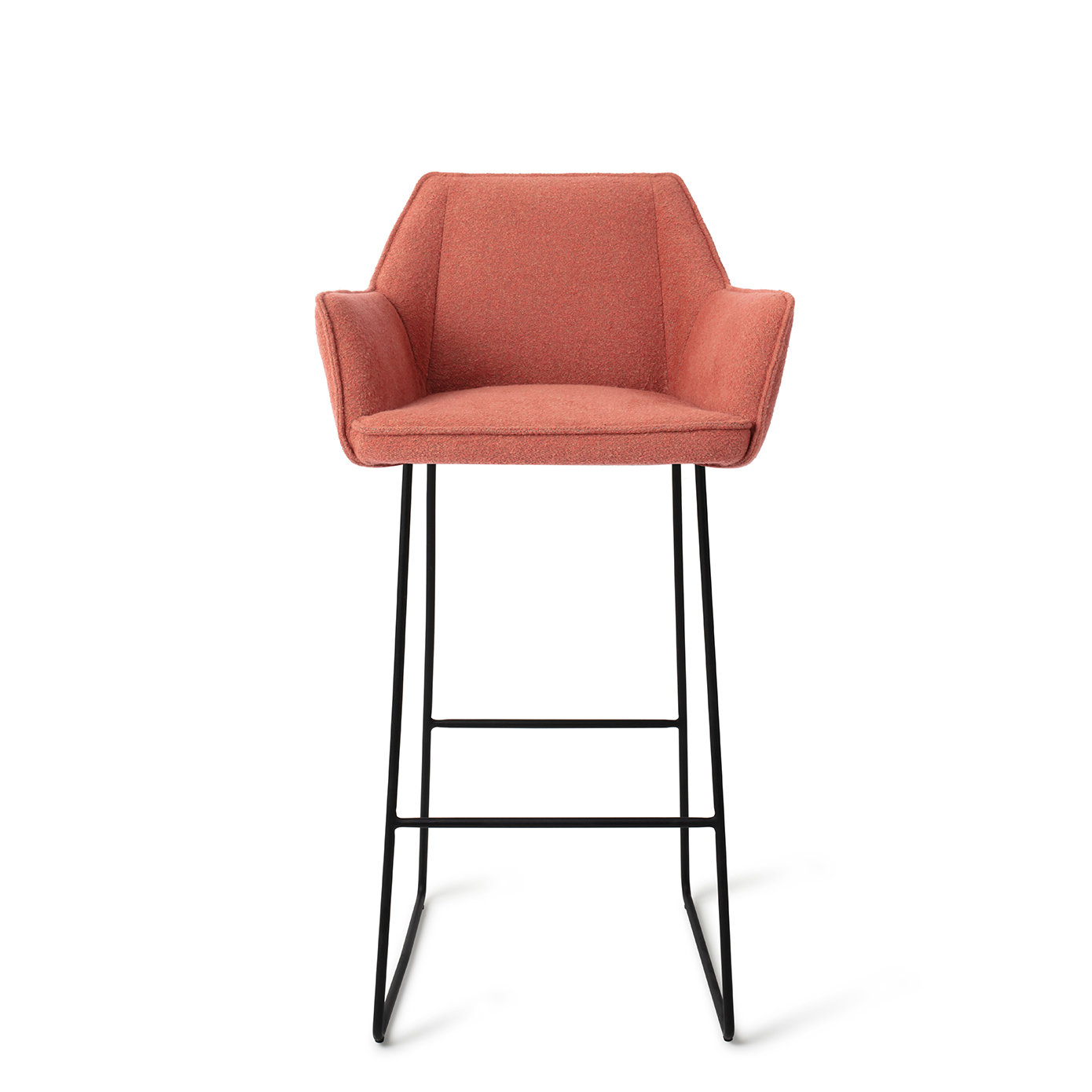 Jesper Home Barhocker Tome Shabby Saffron Slide Schwarz Barhöhe 75 cm