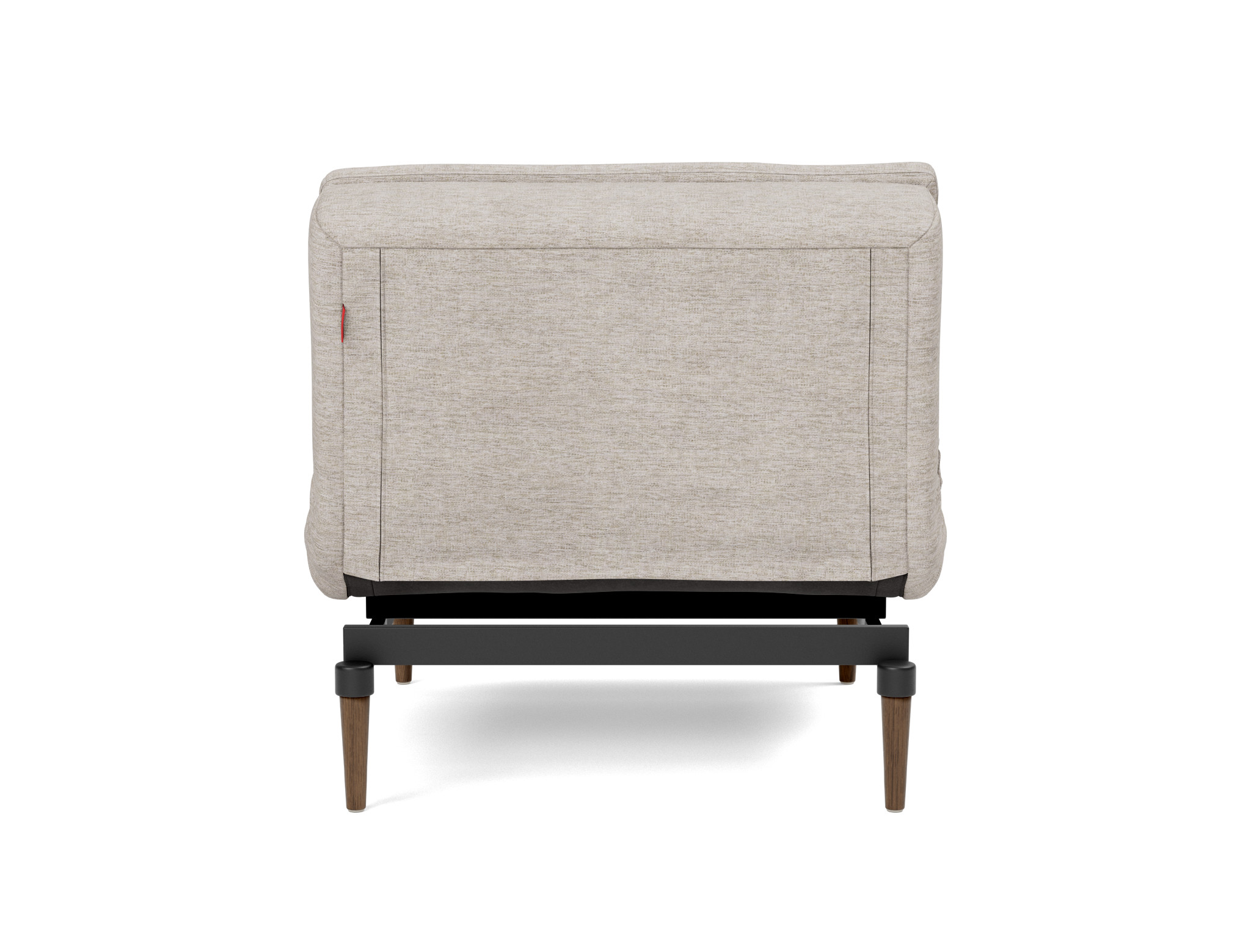 Sessel Dublexo Chenille Yuveno 471-Sand Beine Styletto Eiche dunkel