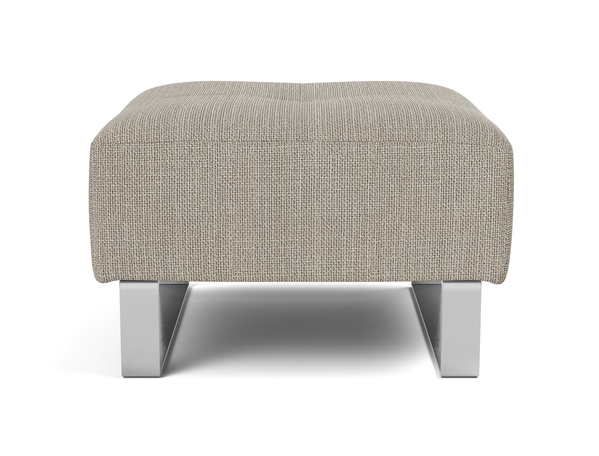 Hocker Supremax D.E.L. Strukturierter Stoff Kenya 579-Gravel