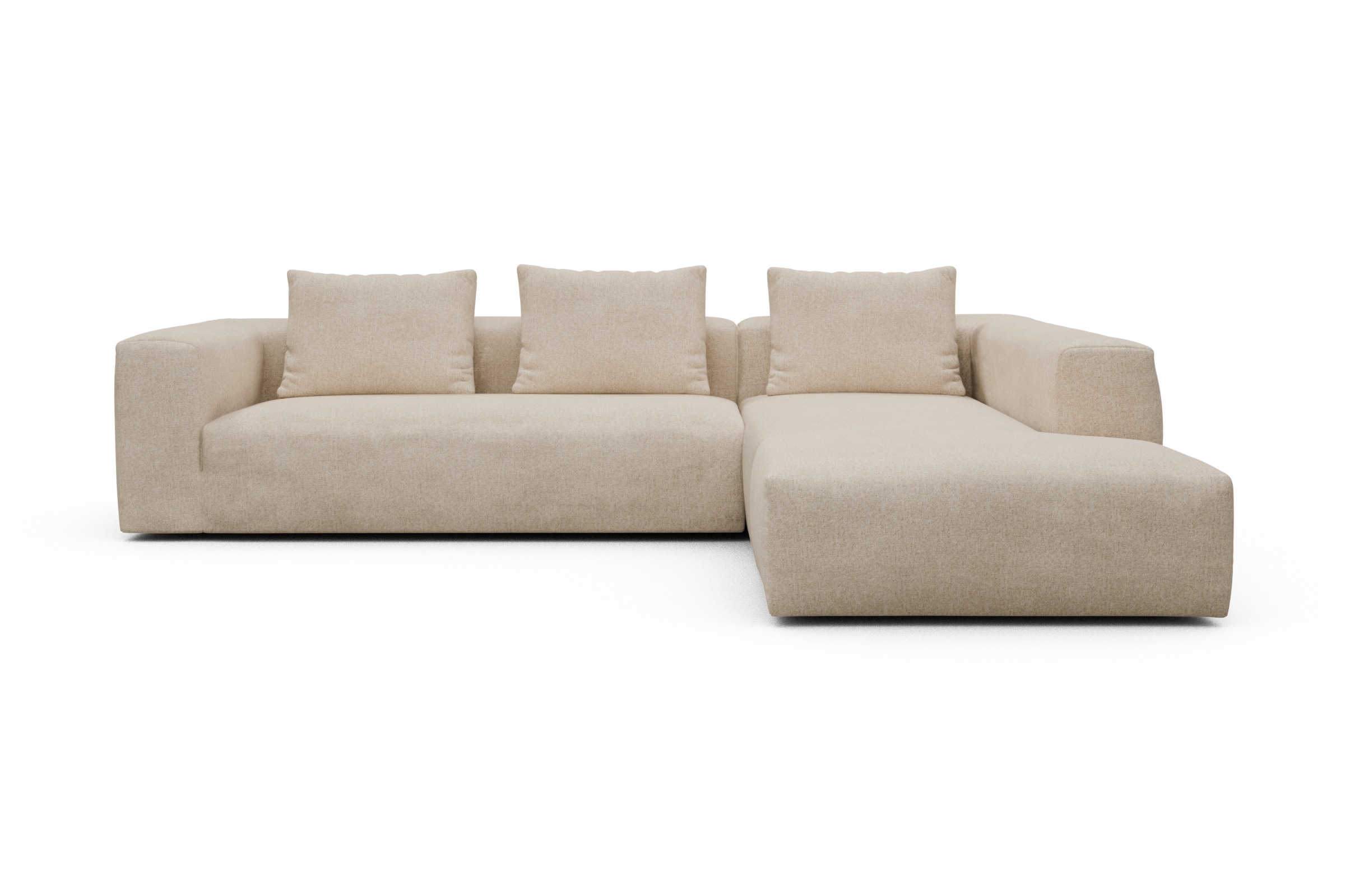 Skandi Home Ecksofa Fred Relax-Ecke rechts mit 2,5-Sitzer Casone-Natural-Beige moebelfaktor