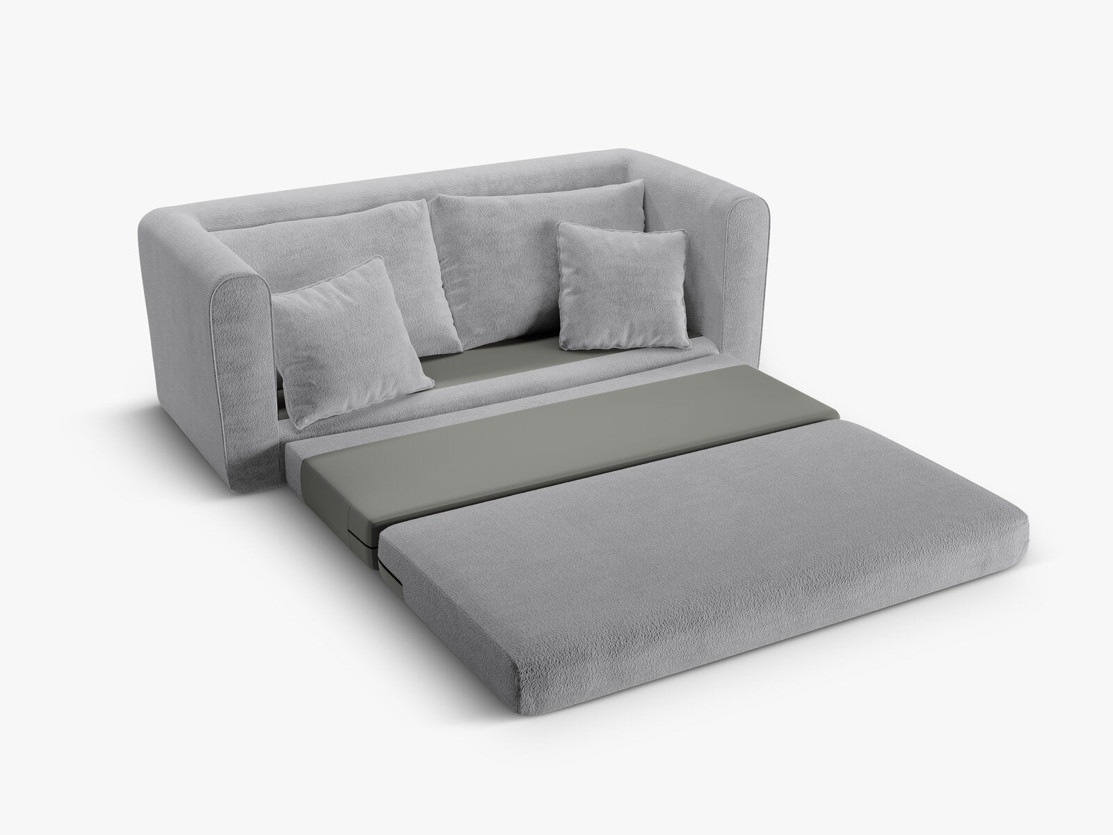 Micadoni Sofa Lido 2-Sitzer Boucle Grau