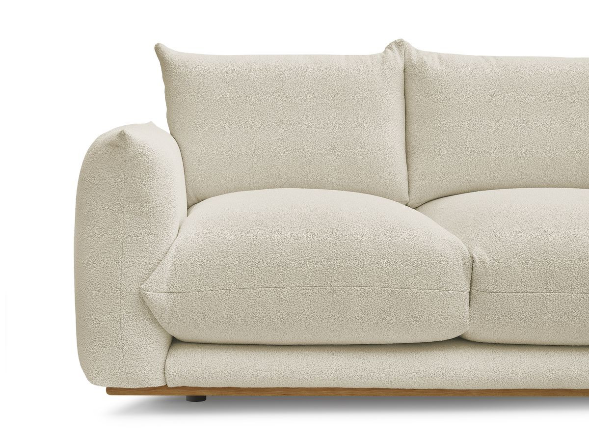 Bobochic Ernest Sofa 5-Sitzer Bouclé-Stoff Beige