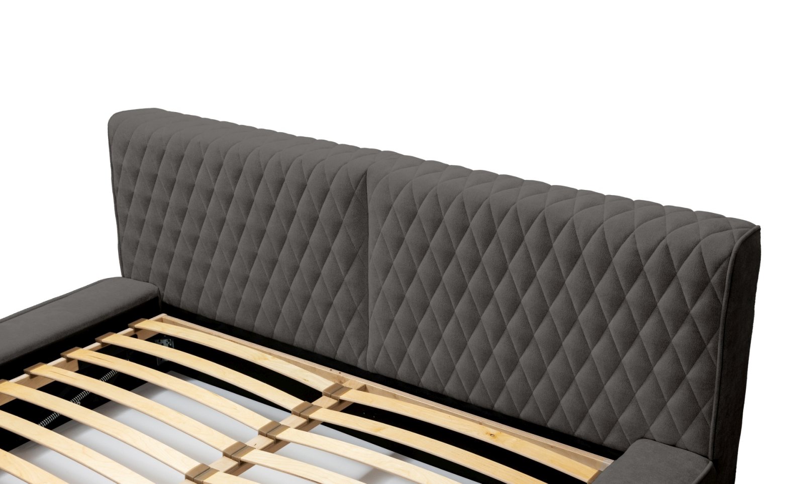 Polsterbett Mento Chenille 160x200 mit Metallrahmen Ditra-New 14