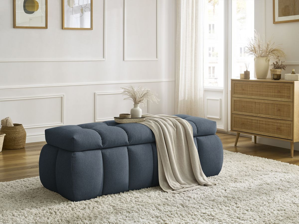 Bobochic Mont-blanc Bettbank Stoff Dunkelblau
