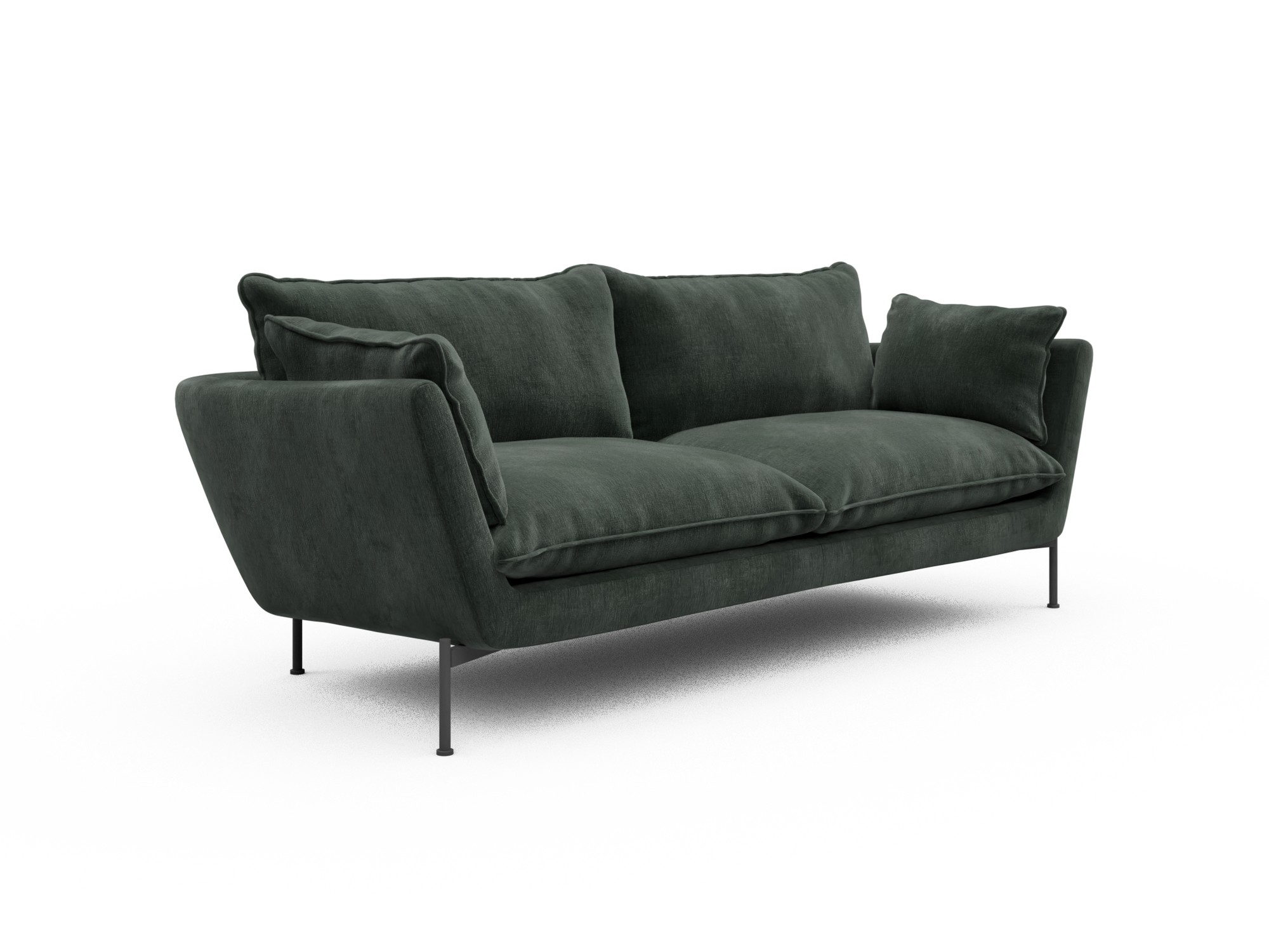 Skandi Home Sofa Anton Soft 3-Sitzer Smooth-Laurel-Green moebelfaktor