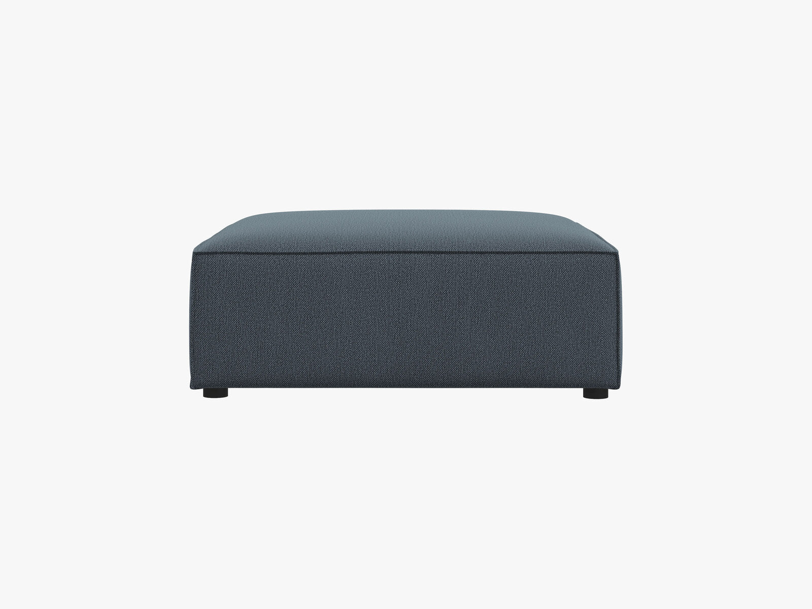 Micadoni Hocker Jodie 1-Sitzer Strukturierter Stoff Megan Blau