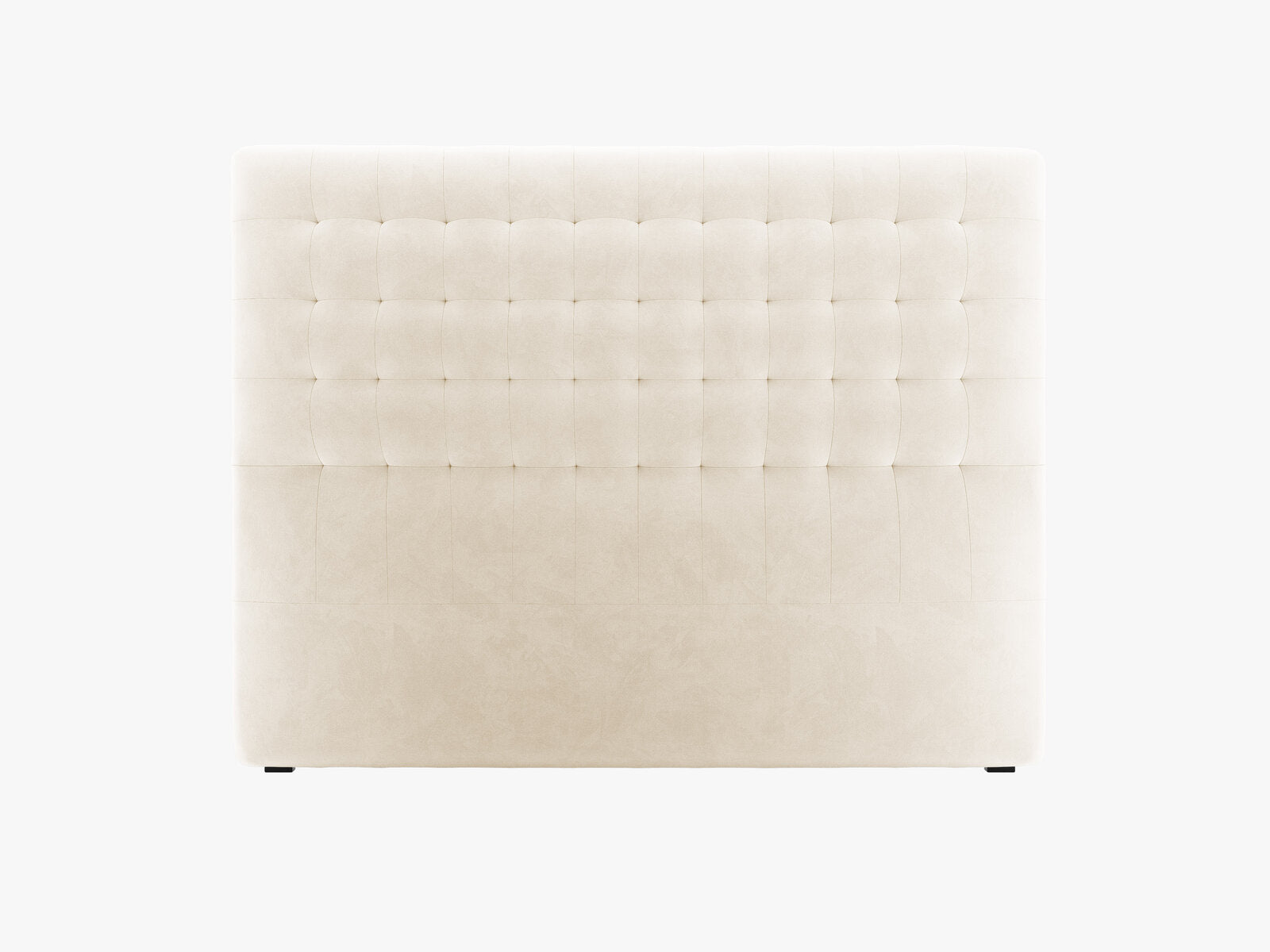 Micadoni Nova Samtiger Kopfteil 120 cm (H 120 cm) Samt Paris Beige 160x120