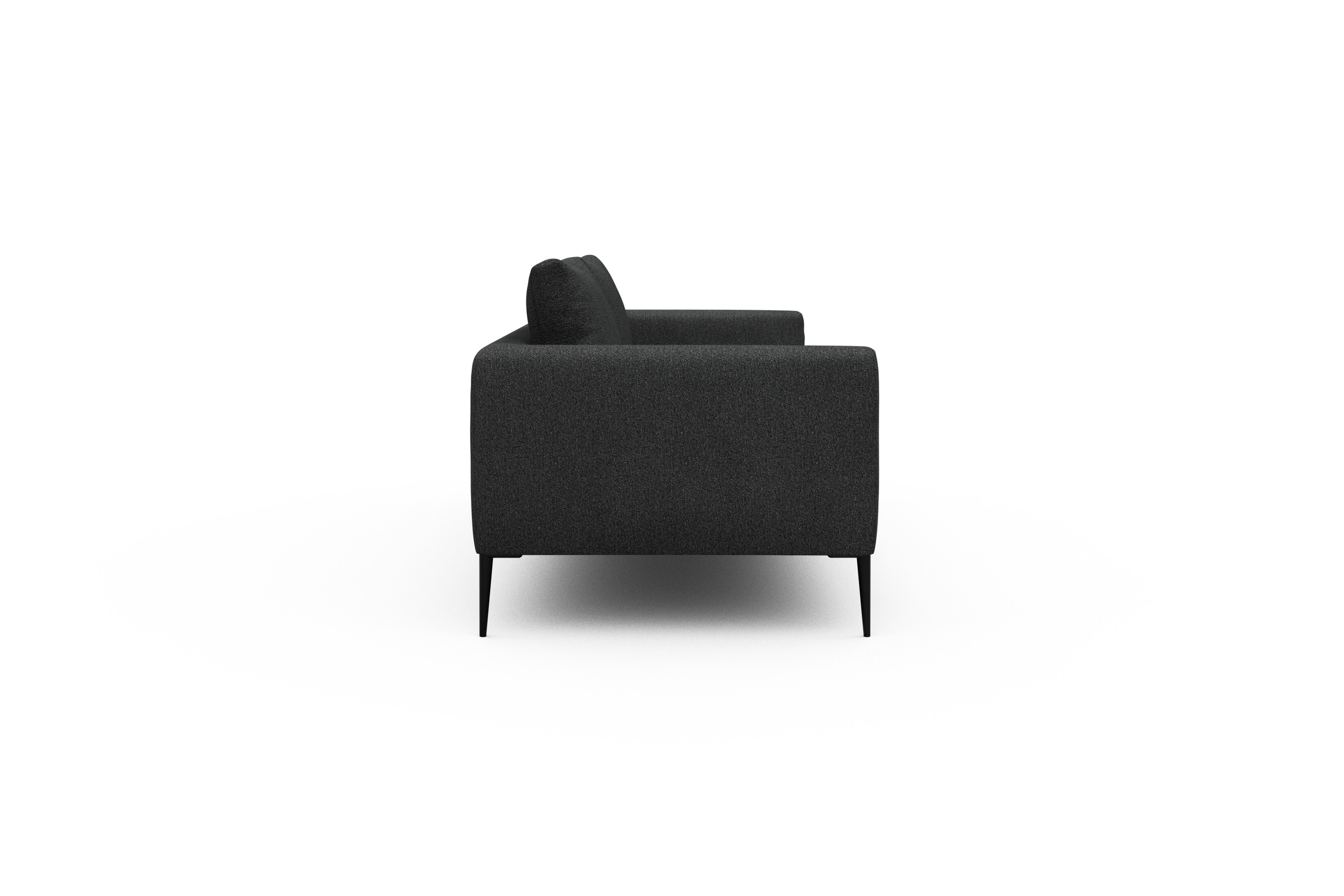 Sofa Paul 3-Sitzer Boucle-Charcoal