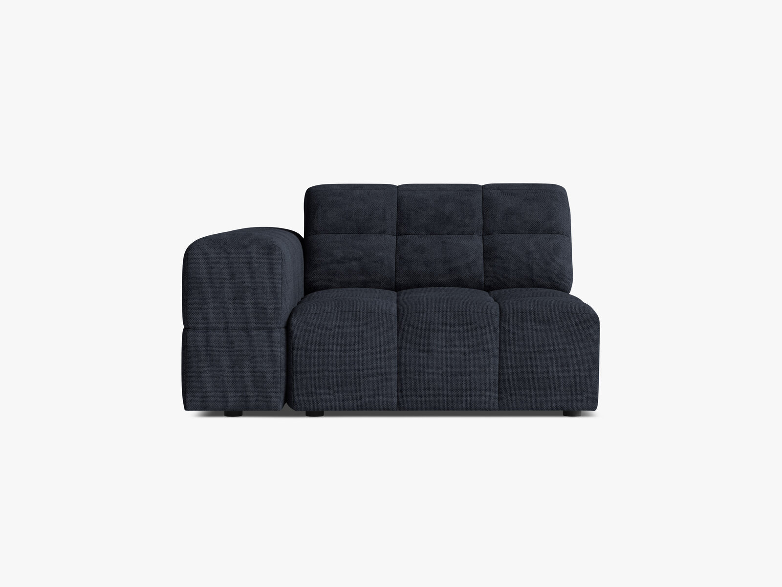 Micadoni Jennifer Sofamodul Links Chenille Eden Marineblau
